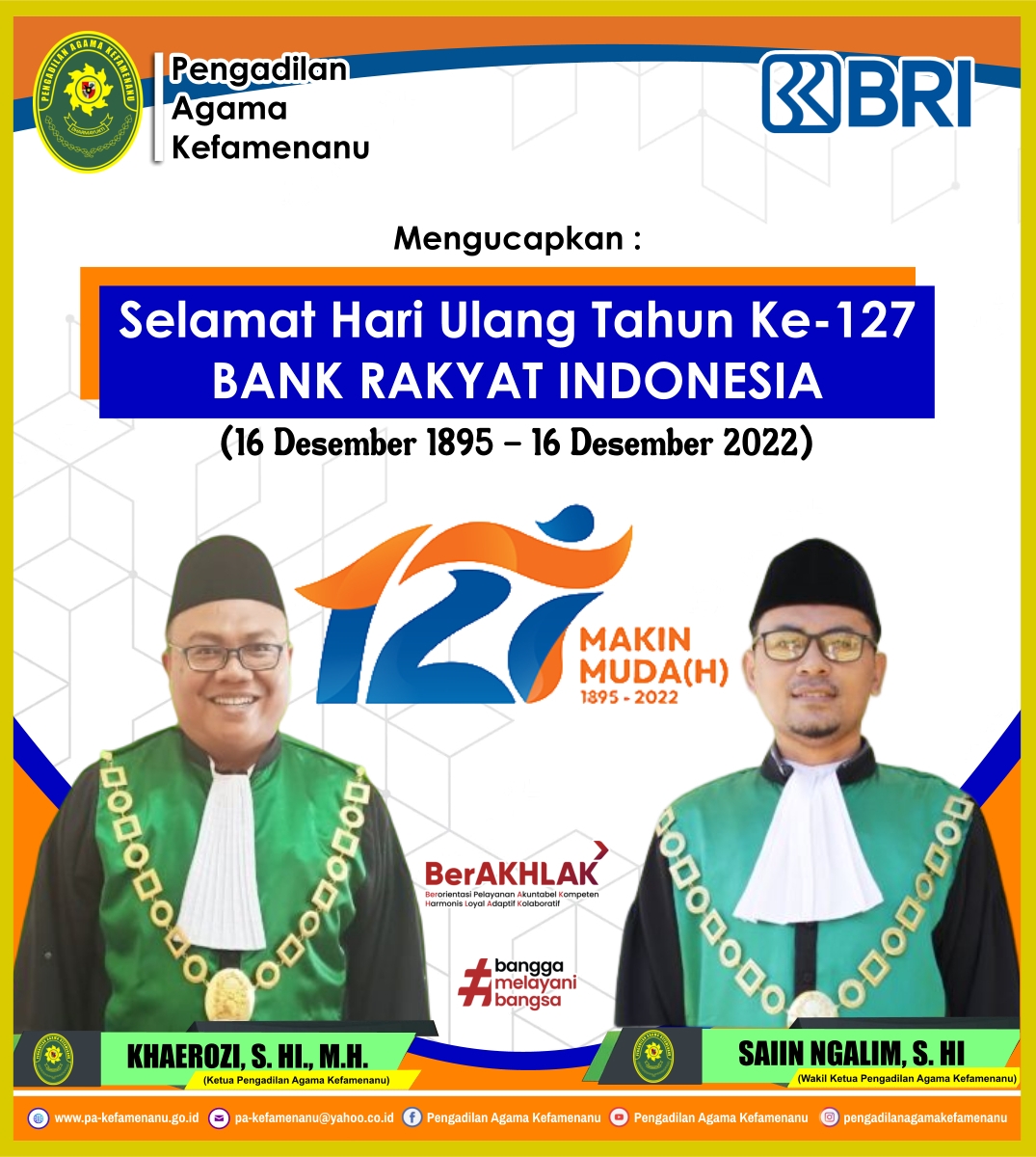 HUT BRI 127