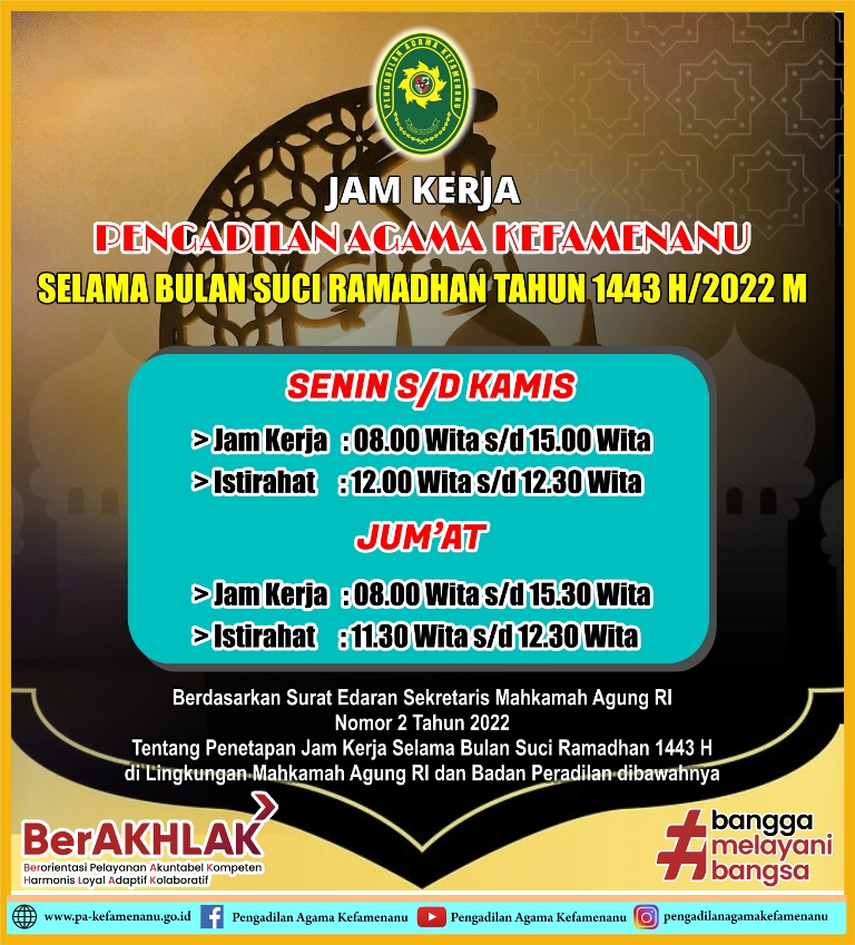 Jam Kerja Ramadhan