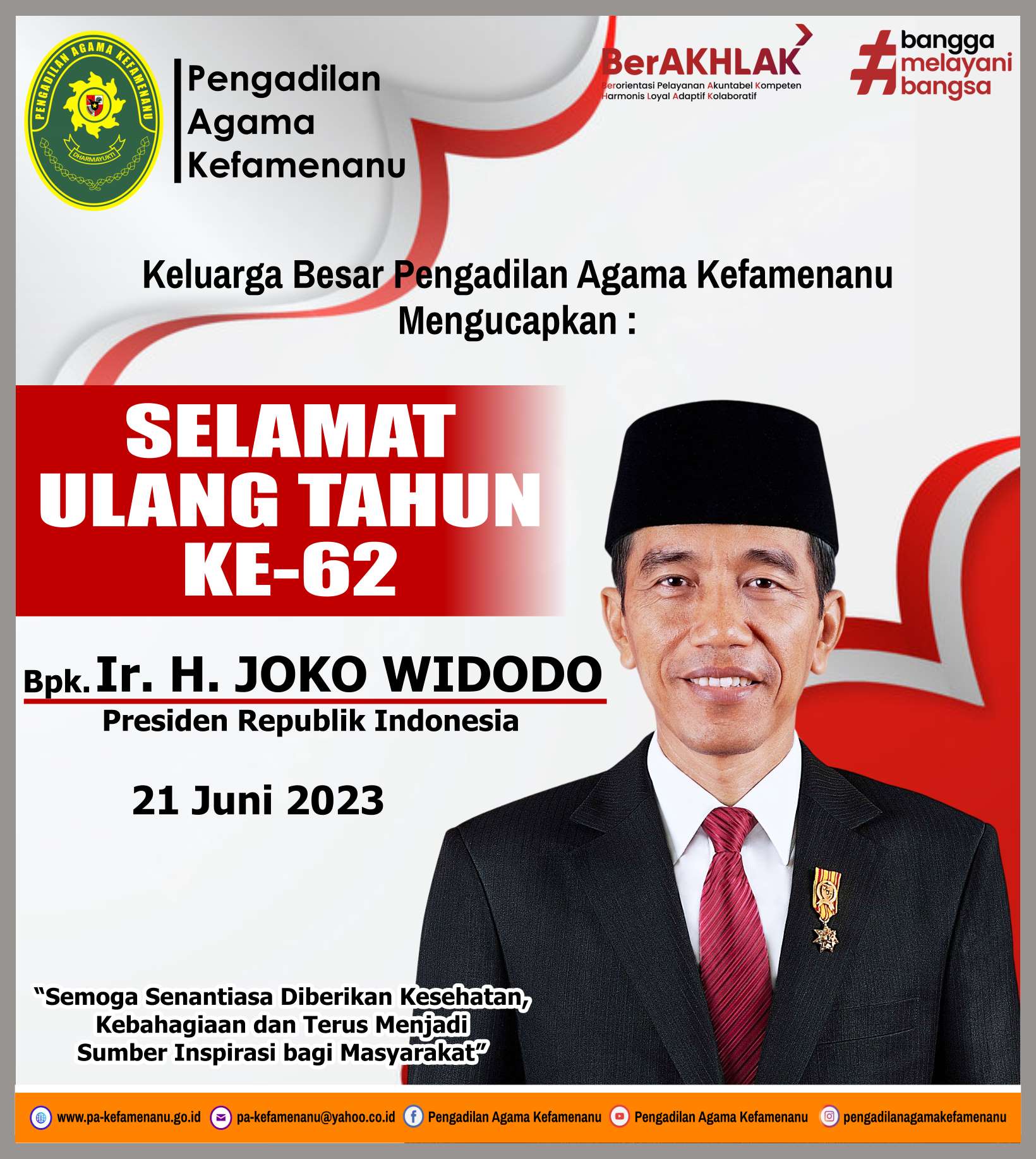 Selamat ultah Jokowi