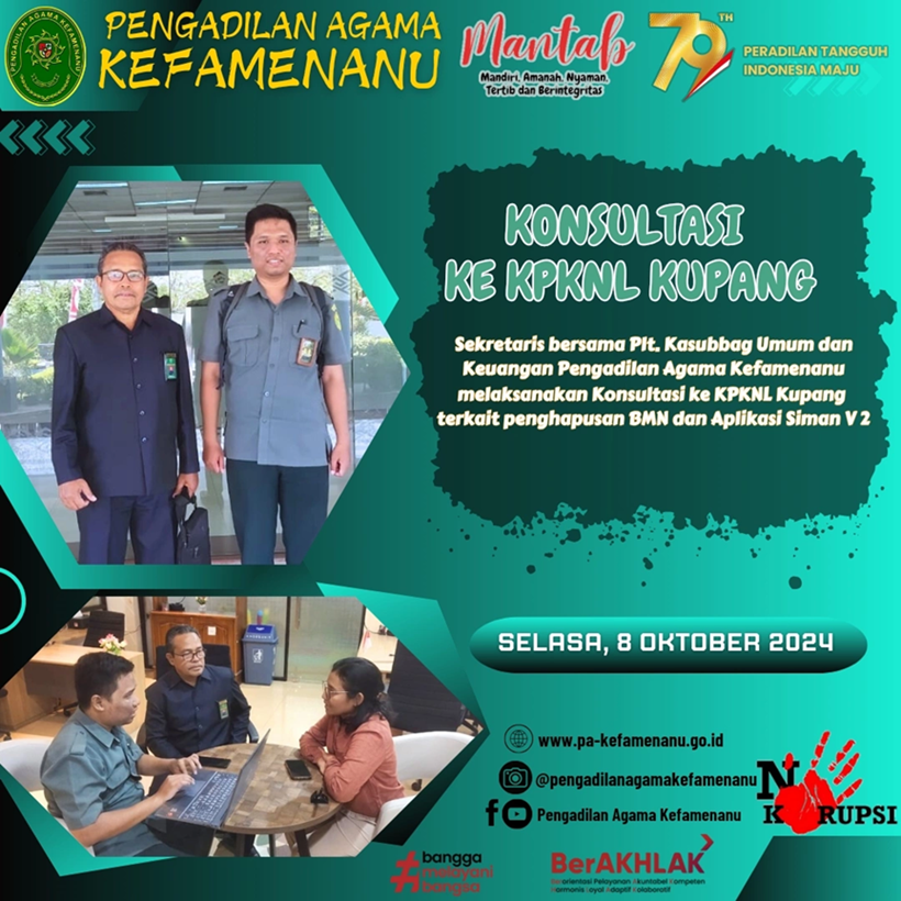 Konsultasi ke KPKNL Kupang