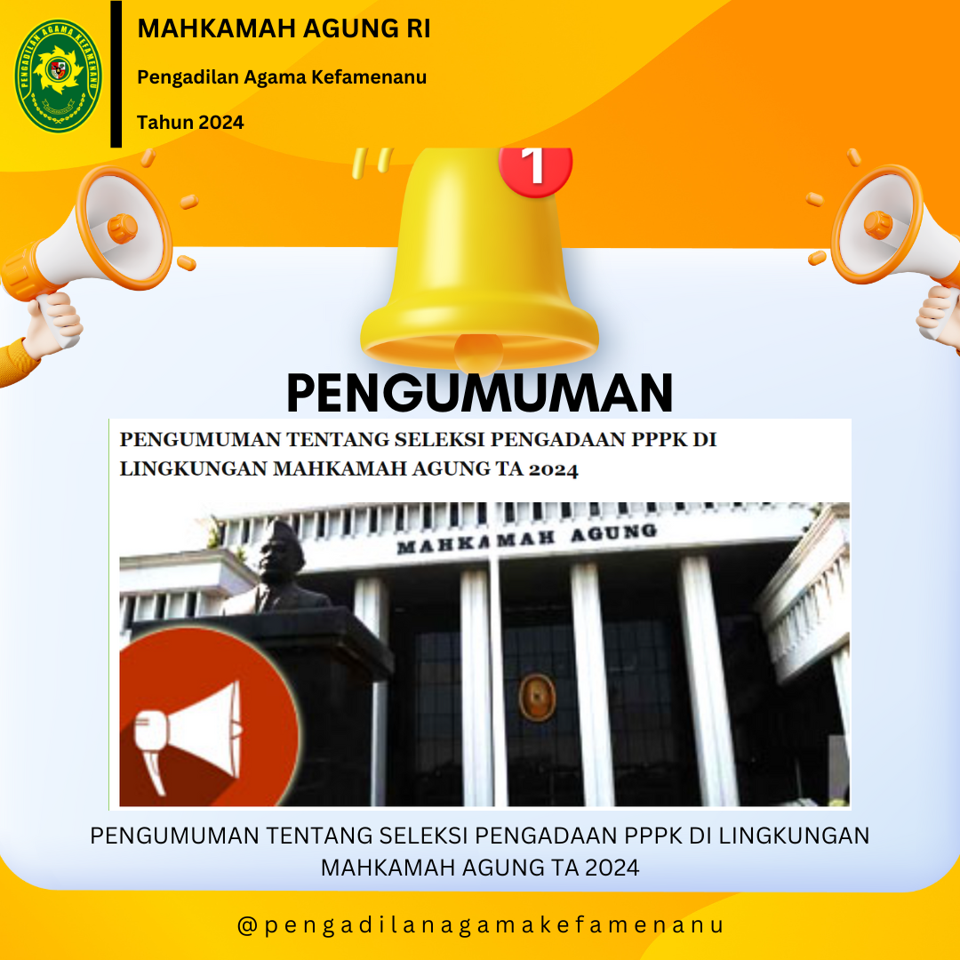 PENGUMUMAN TENTANG SELEKSI PENGADAAN PPPK Desain