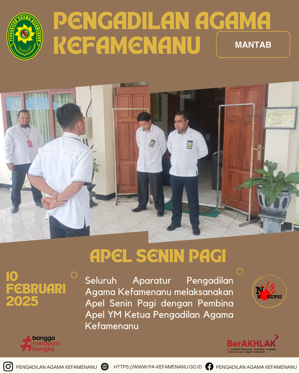 Apel Senin Pagi 10 Februari 2025