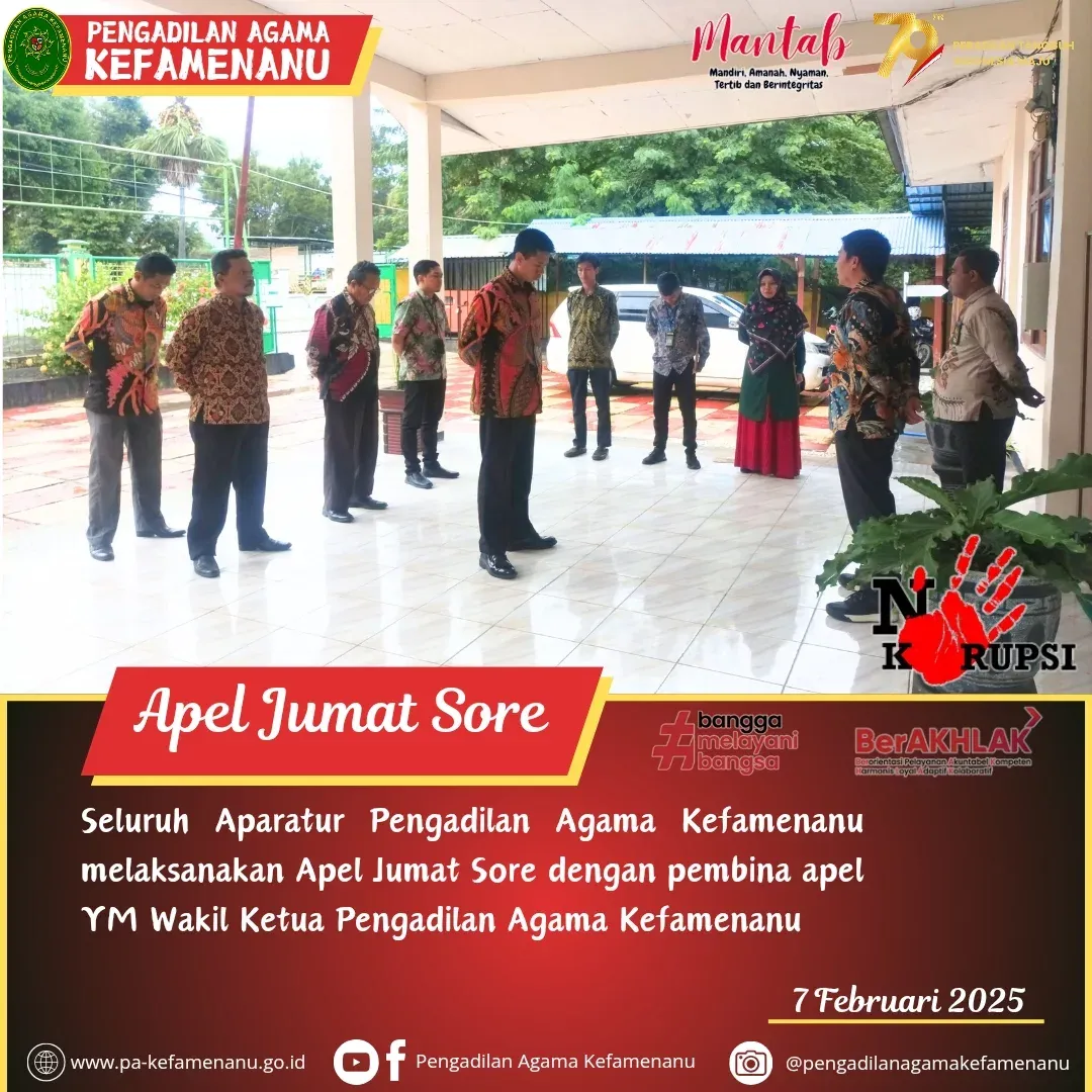 Foto Apel Jumat Sore 07 Februari 2025 1