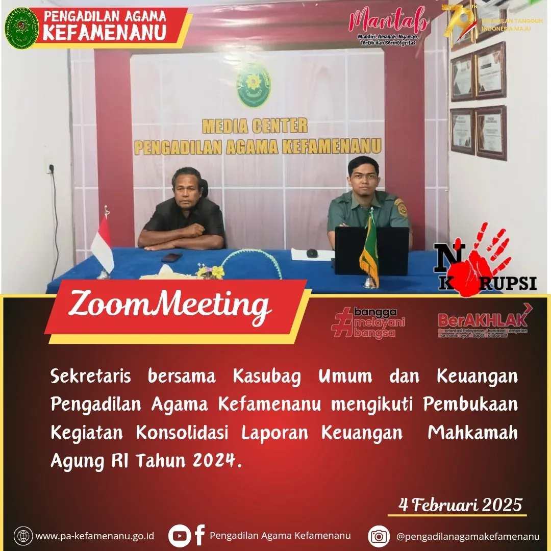 Foto Pembukaan Konsoliasi Laporan Keuangan 1