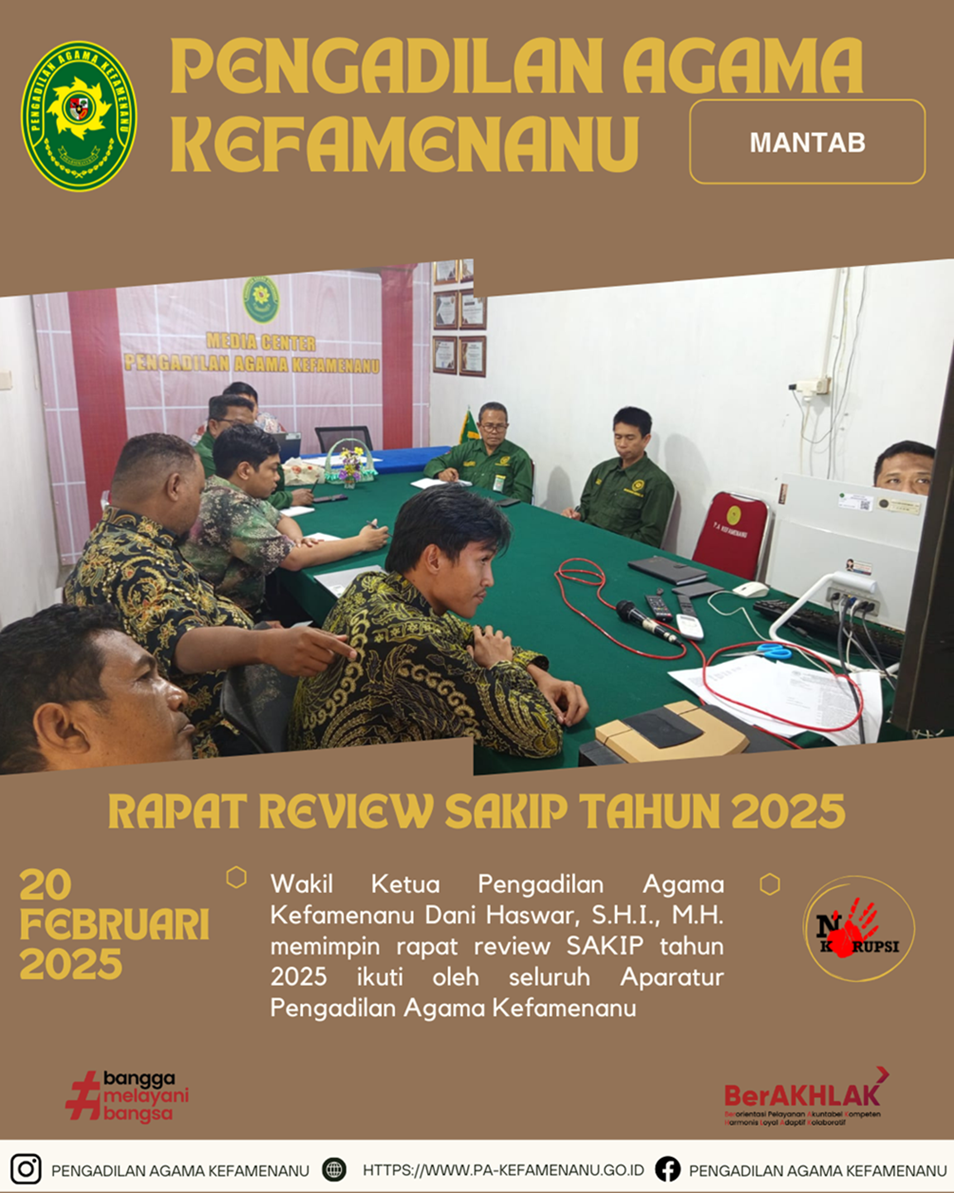 RAPAT review sakip tahun 2025