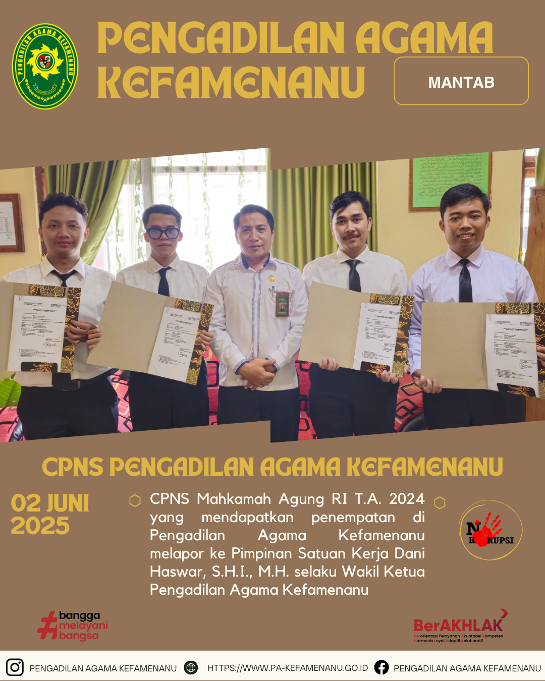 CPNS Pengadilan Agama Kefamenanu