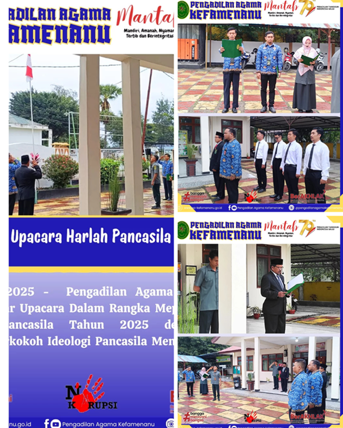 Upacara Dalam Rangka Memperingati Hari Lahir Pancasila Tahun 2025