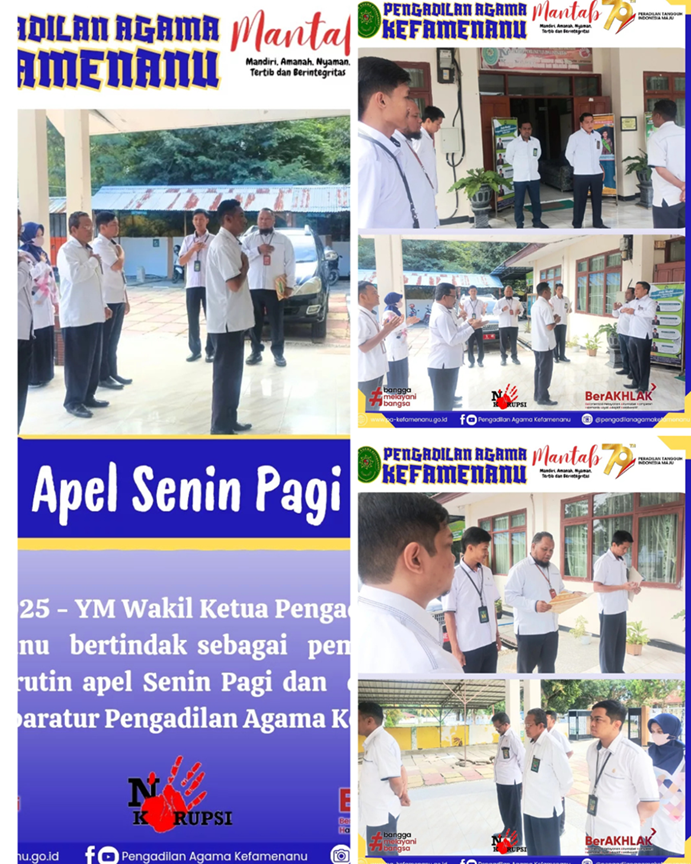 Apel Senin Pagi 26 Mei 2025