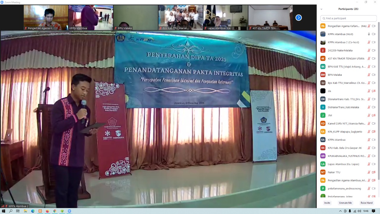 Penyerahan DIPA 2021